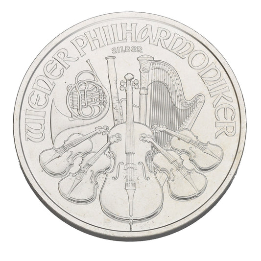 Fine Silver Austrian Philharmonic 1 OZ Coin 2025