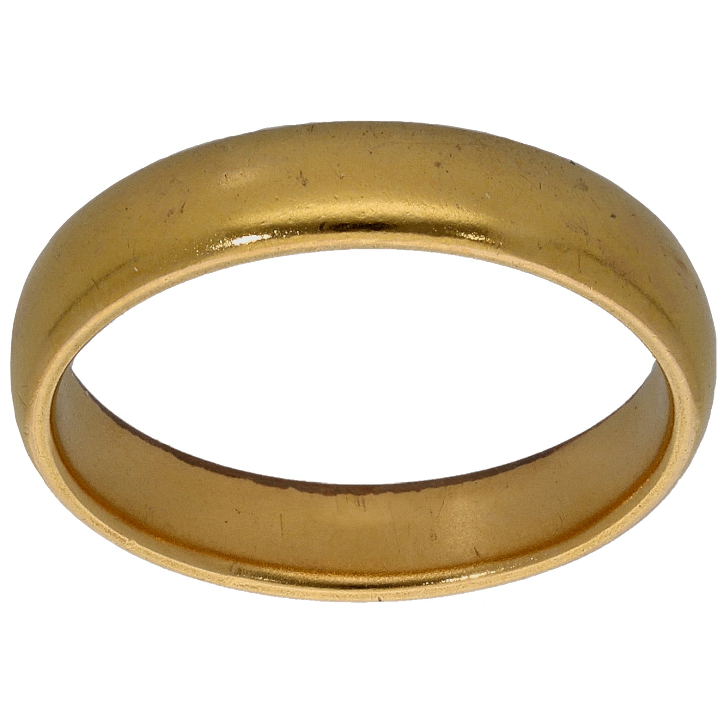 22ct Gold Plain Wedding Ring Size K