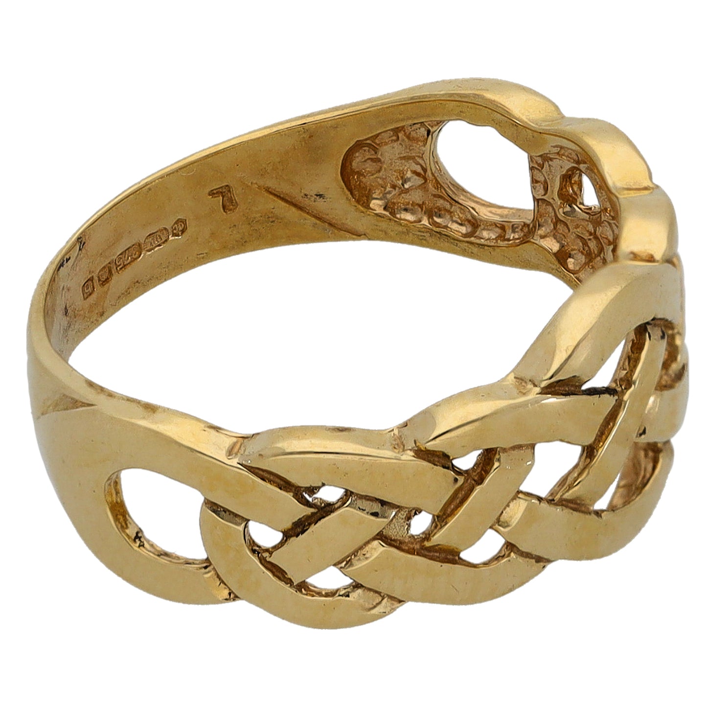 9ct Gold Alternative Ring Size K