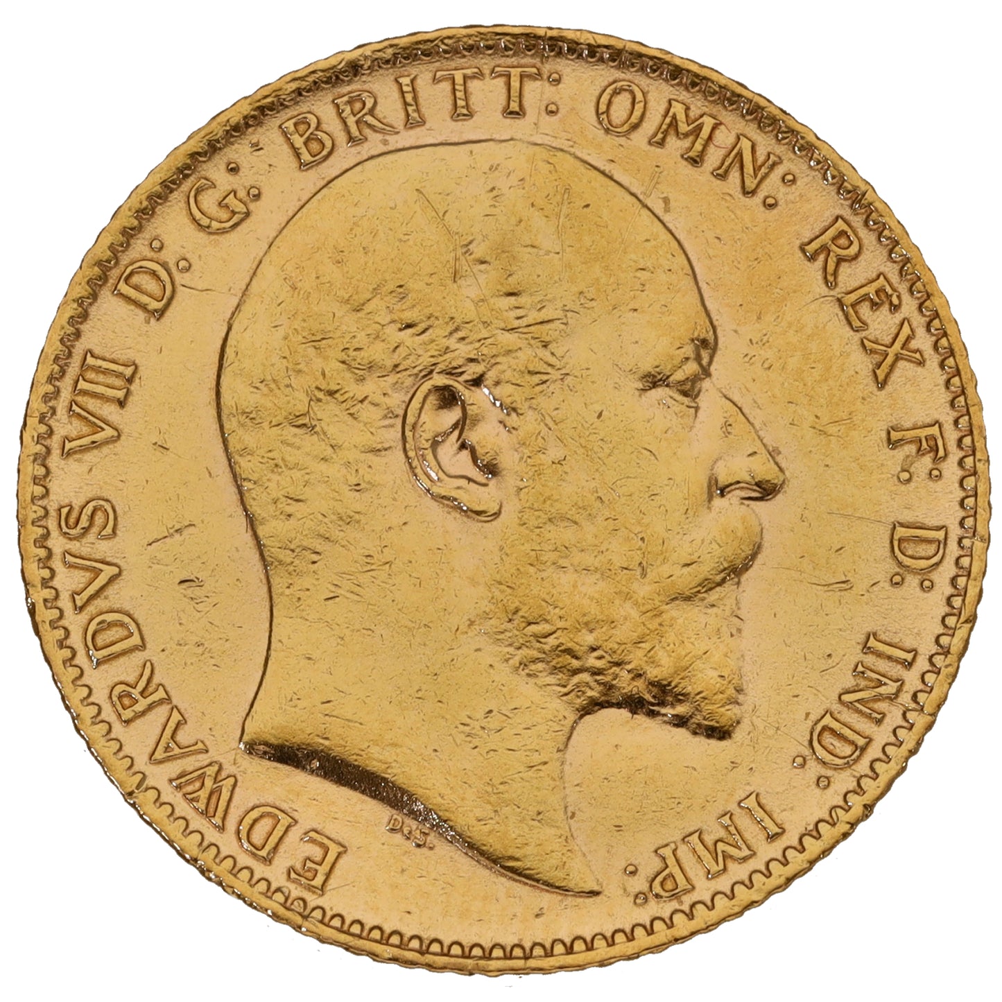 22ct Gold King Edward VII Full Sovereign Coin 1903