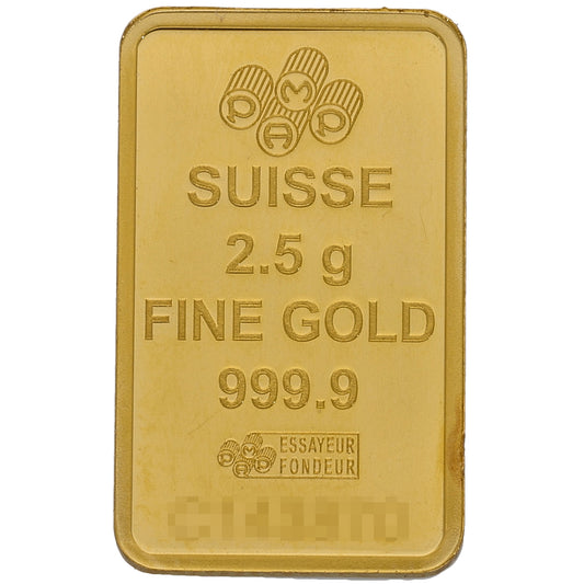 24ct 2.5g Gold Bar