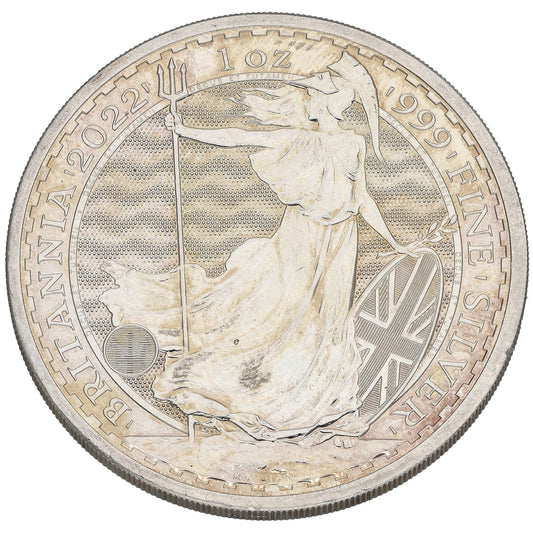 Fine Silver Queen Elizabeth II 1 OZ Britannia Coin 2022