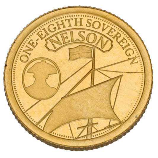 22ct Gold King Charles III Nelson Eighth Sovereign Coin 2023