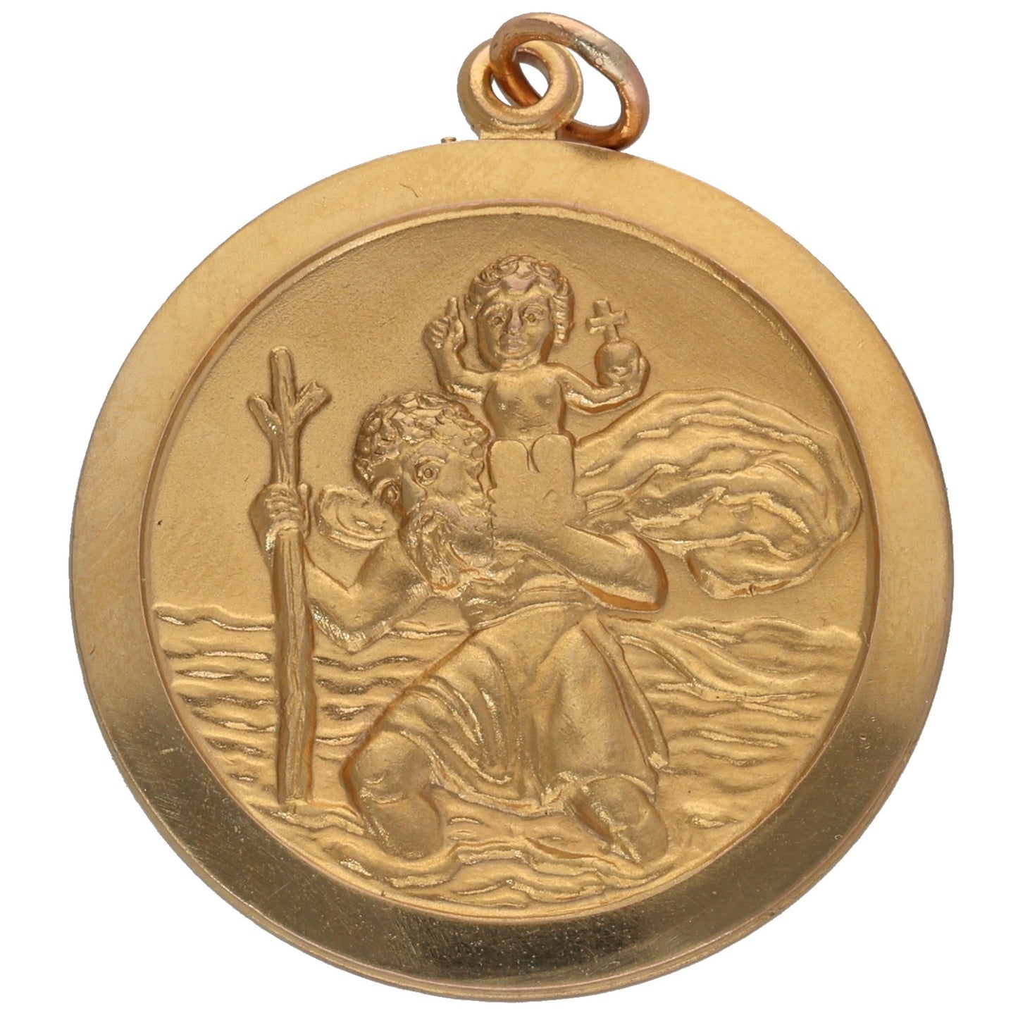 9ct Gold St Christopher Pendant