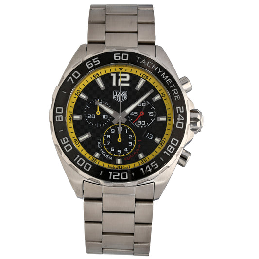 Tag Heuer Formula 1 CAZ101AC 43mm Stainless Steel Watch