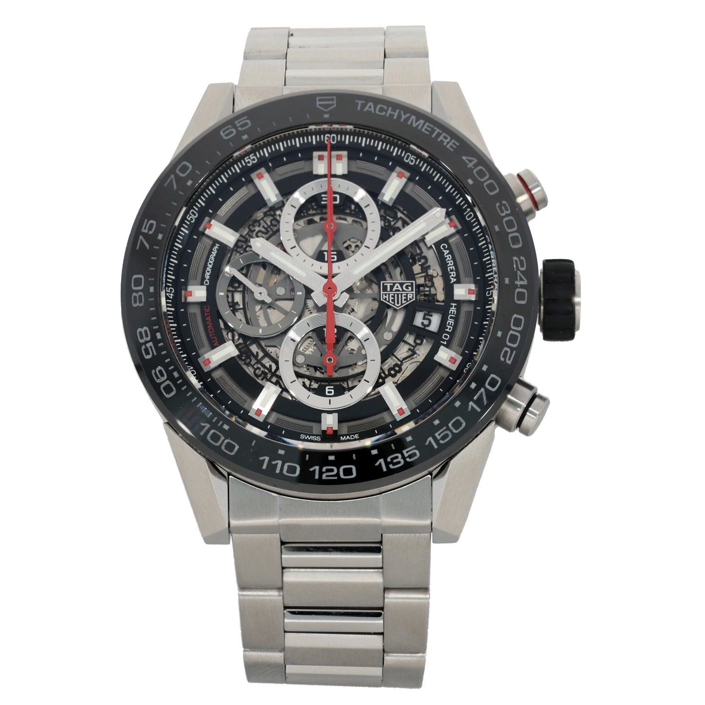 Tag Heuer Carrera CAR2A1W-0 43mm Stainless Steel Watch