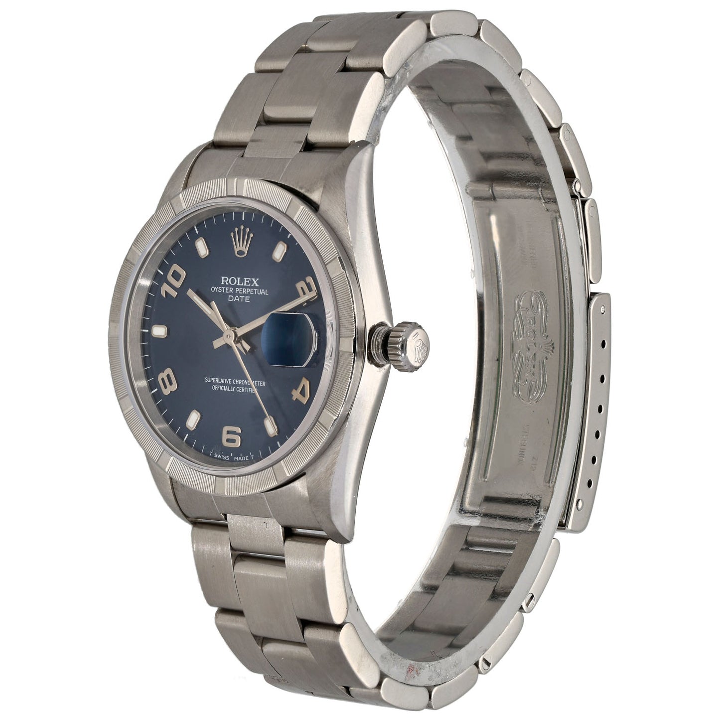 Rolex Date 15210 34mm Stainless Steel Watch