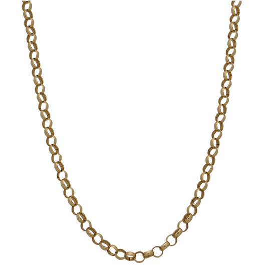 9ct Gold Belcher Chain 20"