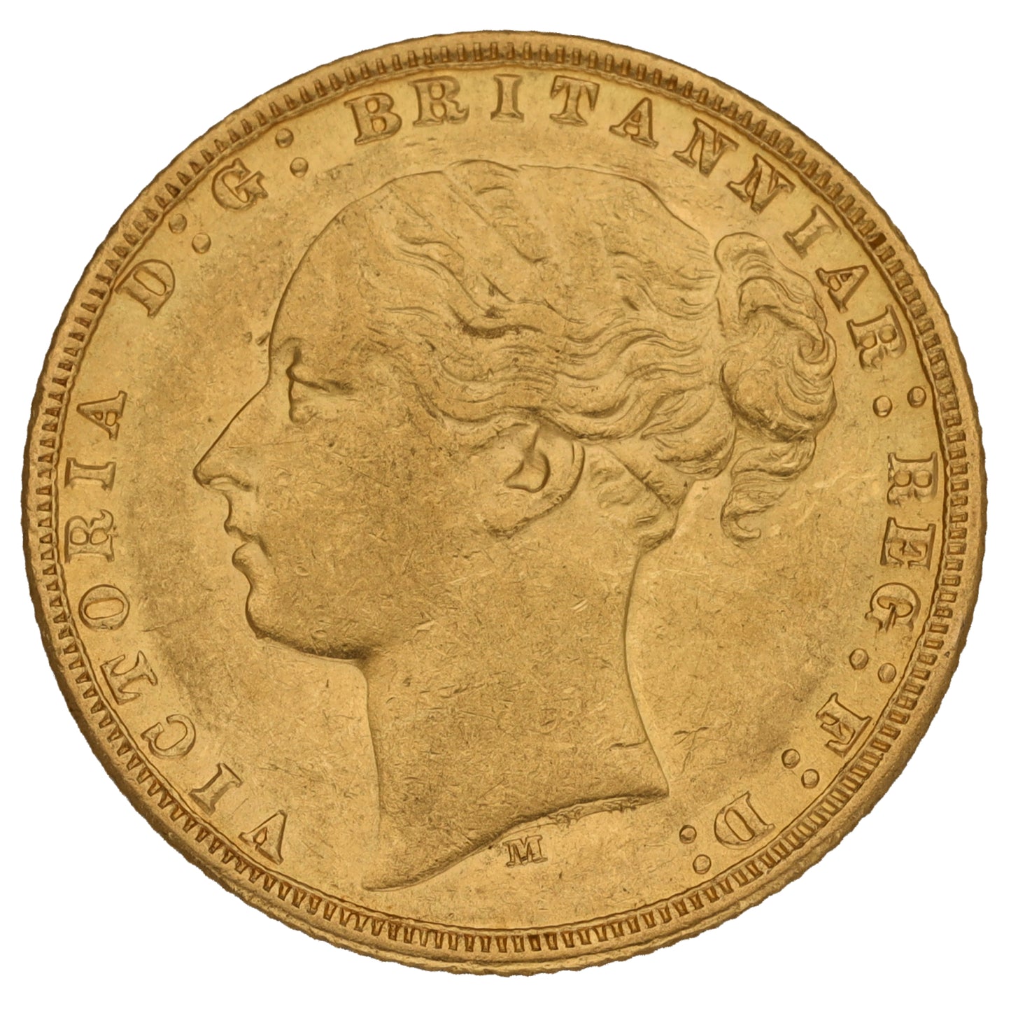 22ct Gold Queen Victoria Full Sovereign Coin 1876