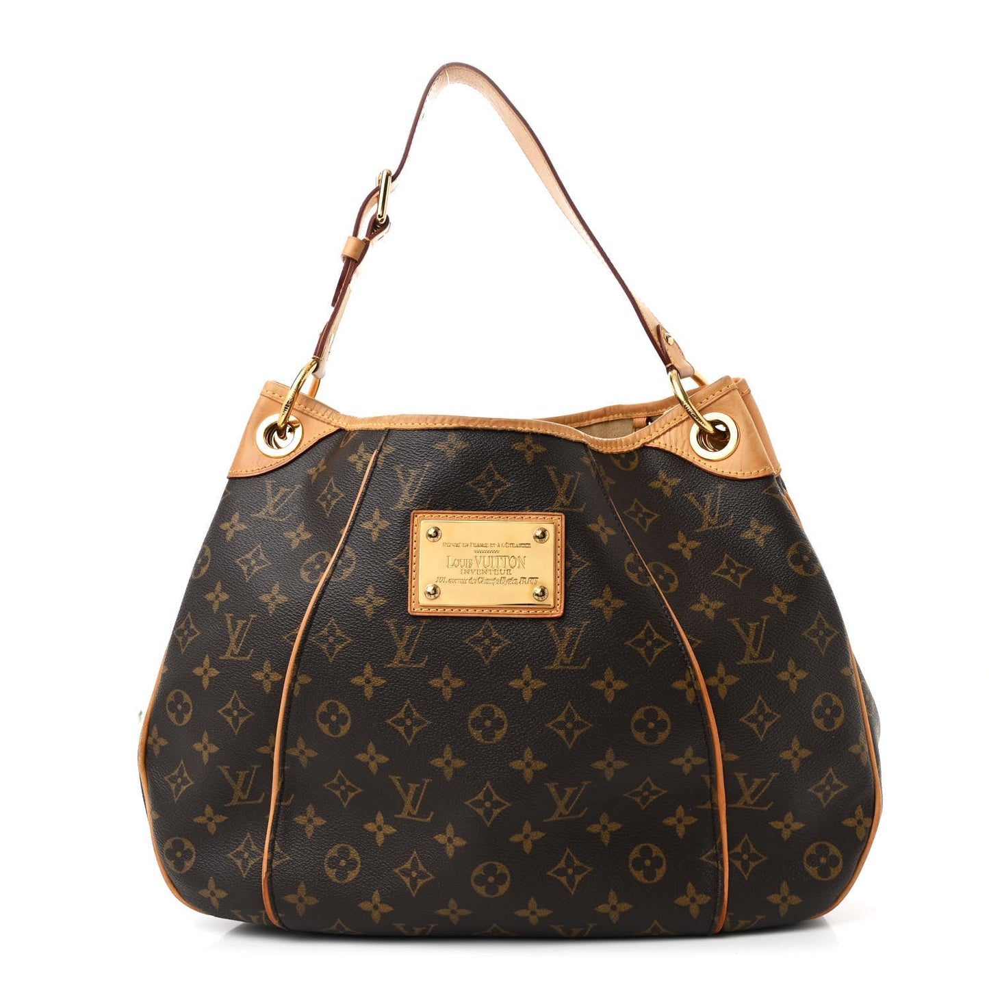 Louis Vuitton Galliera PM Monogram Coated Canvas Bag - Brown