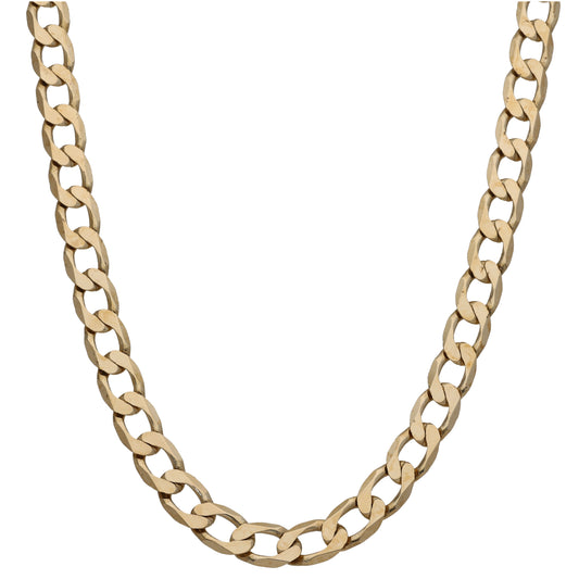 9ct Gold Curb Chain 20"