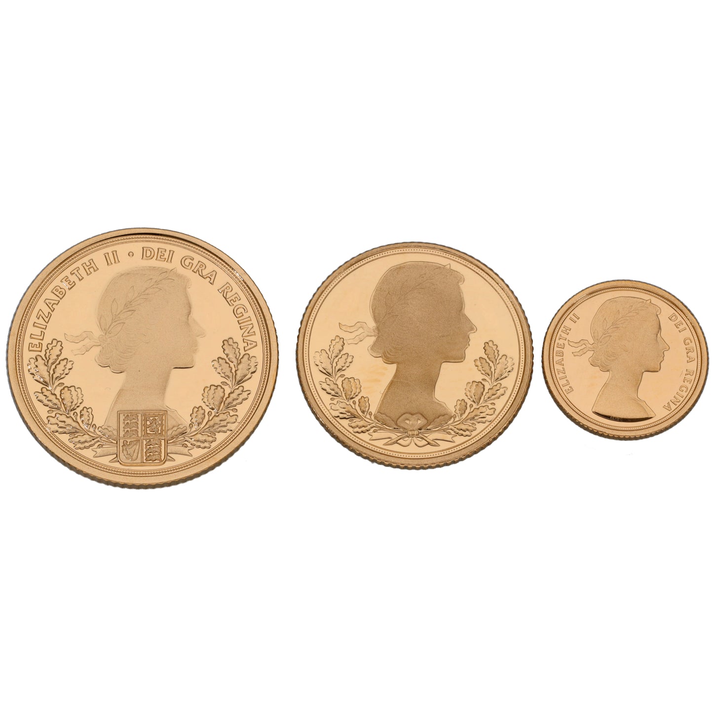 22ct Gold Queen Elizabeth II Platinum Jubilee Sovereign Coin Set 2022