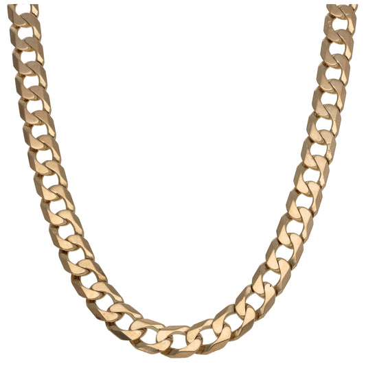 9ct Gold Curb Chain 20"