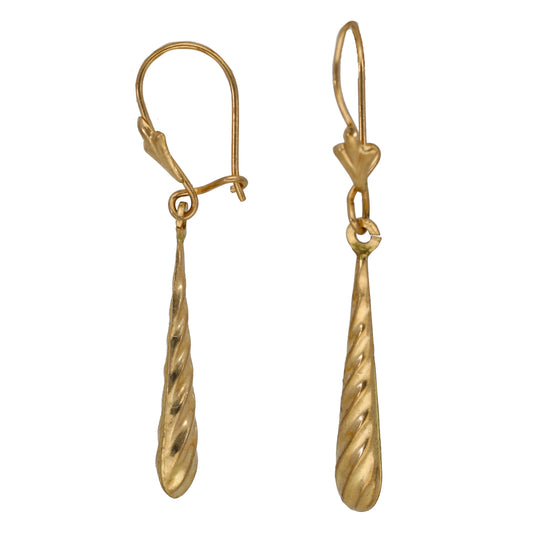9ct Gold Drop Earrings