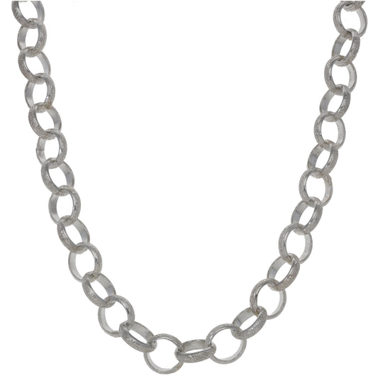 Sterling Silver Belcher Chain 22"