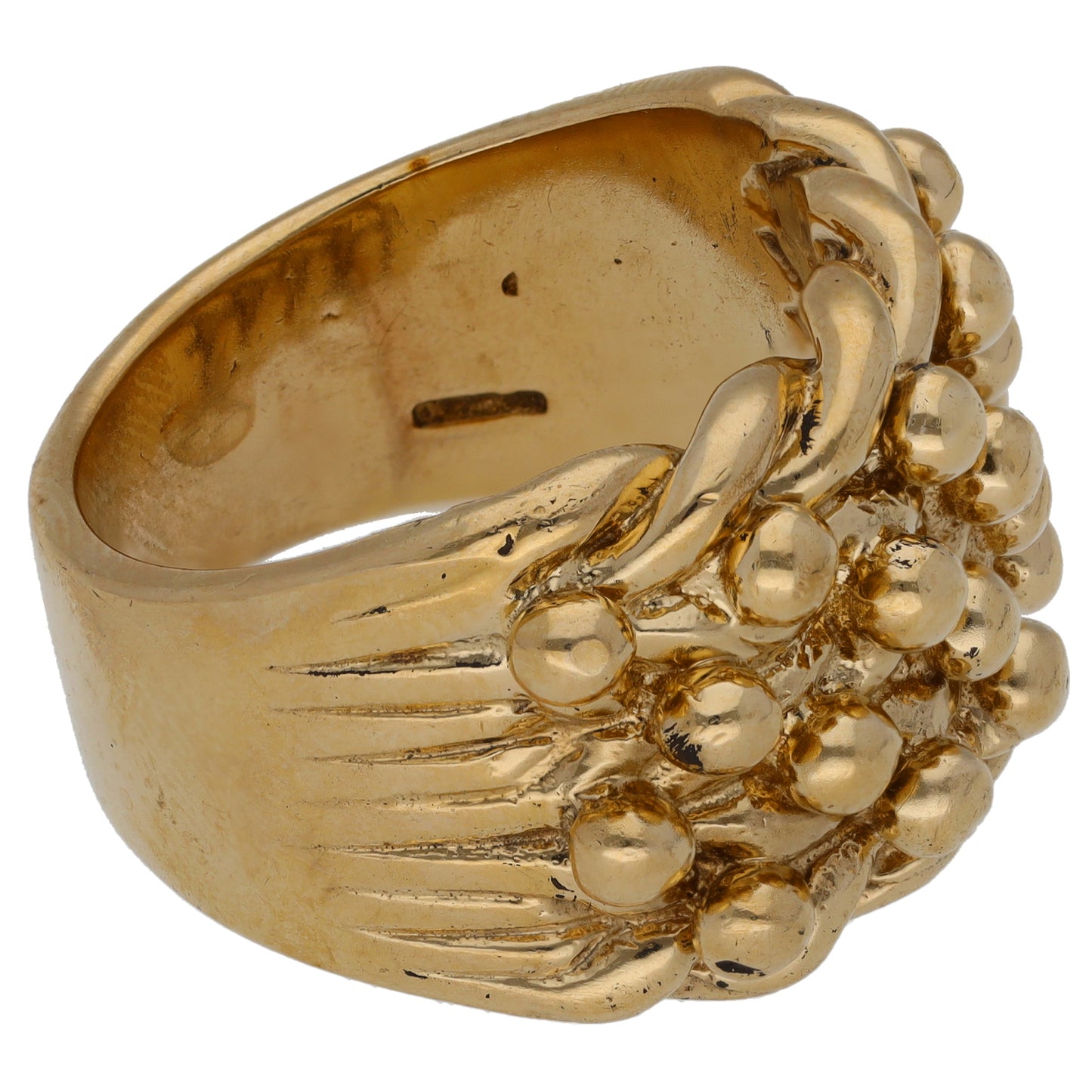 9ct Gold Keeper Ring Size V
