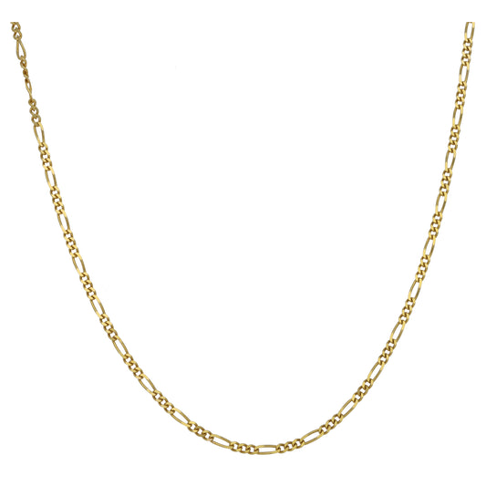 9ct Gold Figaro Chain 20"
