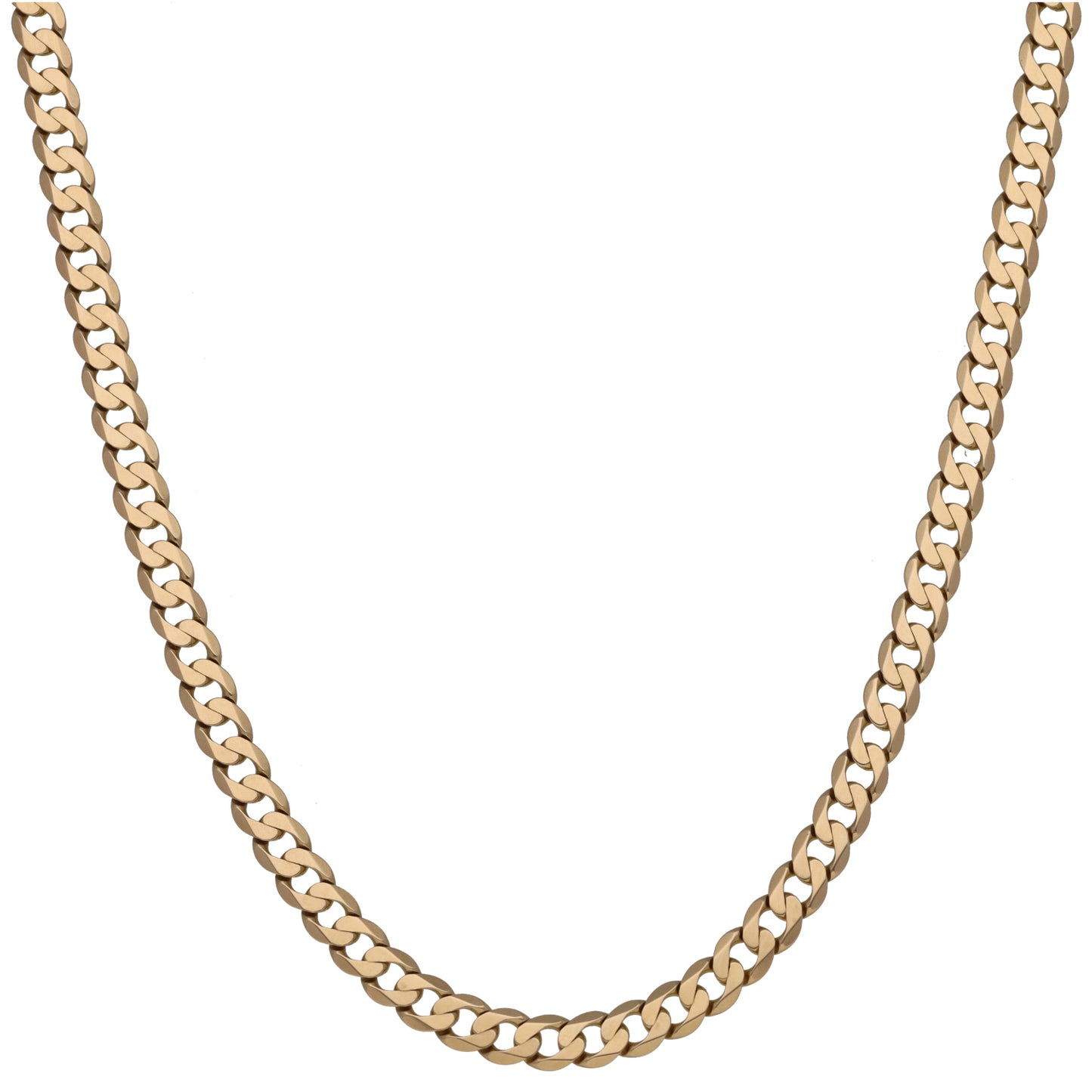 9ct Gold Curb Chain 24"