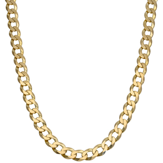 9ct Gold Curb Chain 20"