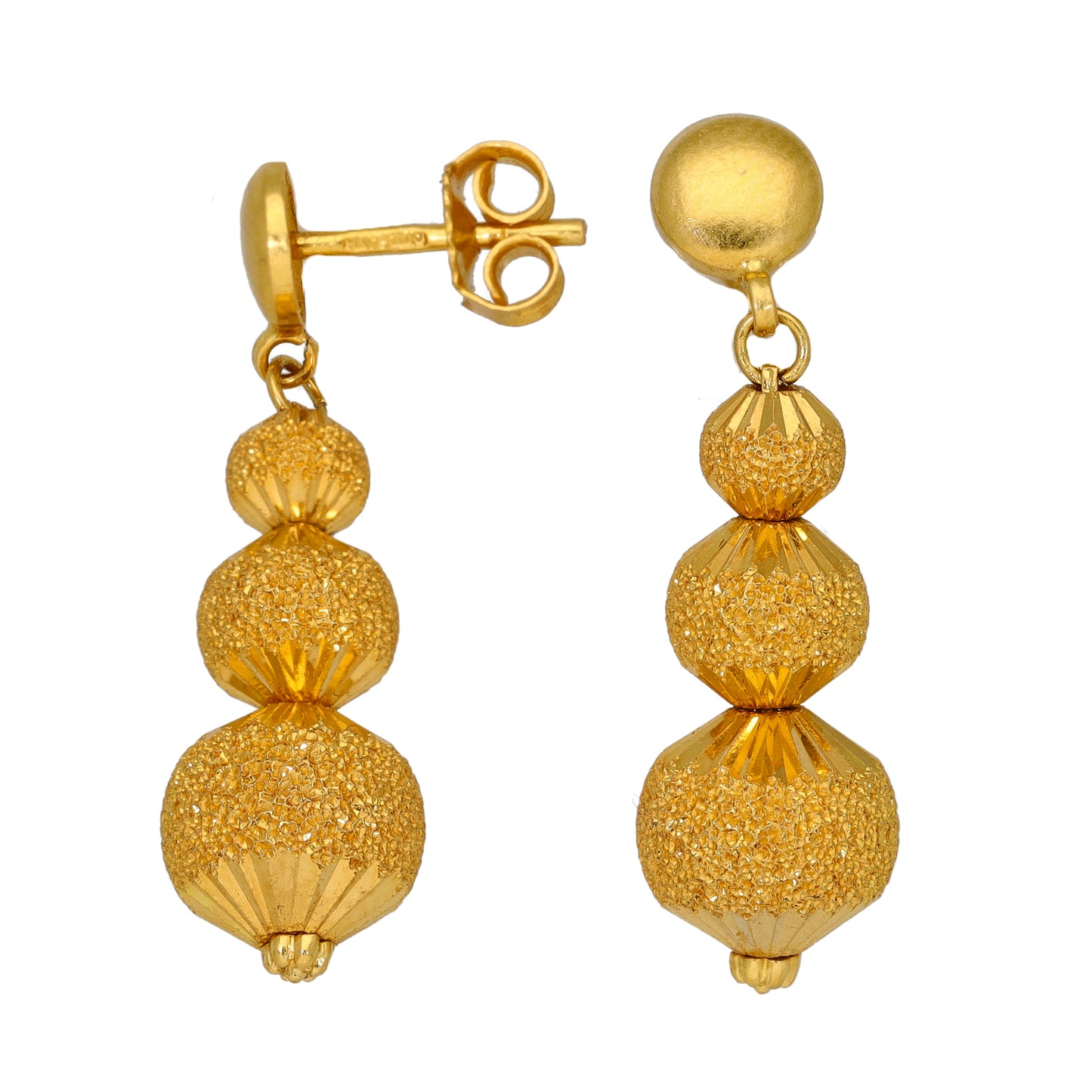 22ct Gold Drop Earrings