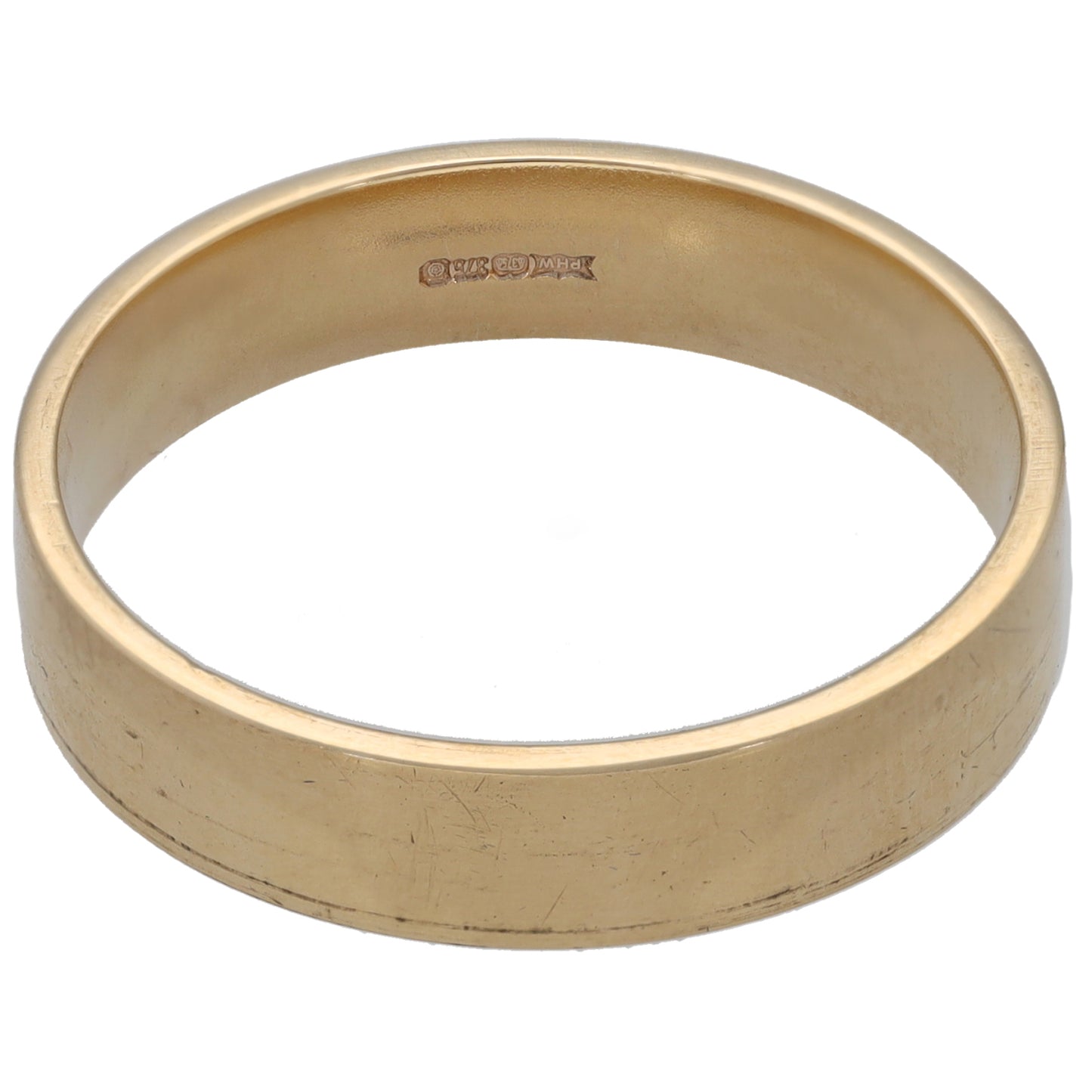 9ct Gold Plain Wedding Ring Size V