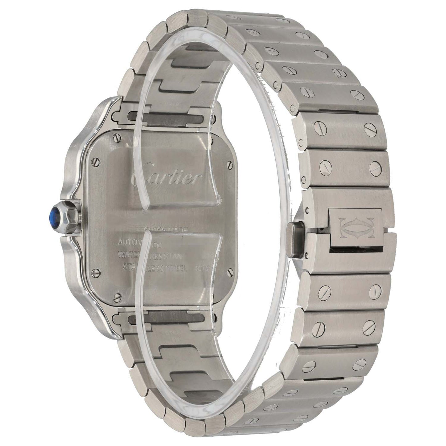 Cartier Santos De Cartier WSSA0065 35mm Stainless Steel Watch