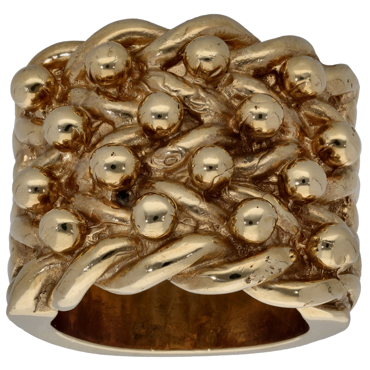 9ct Gold Keeper Ring Size Z+4