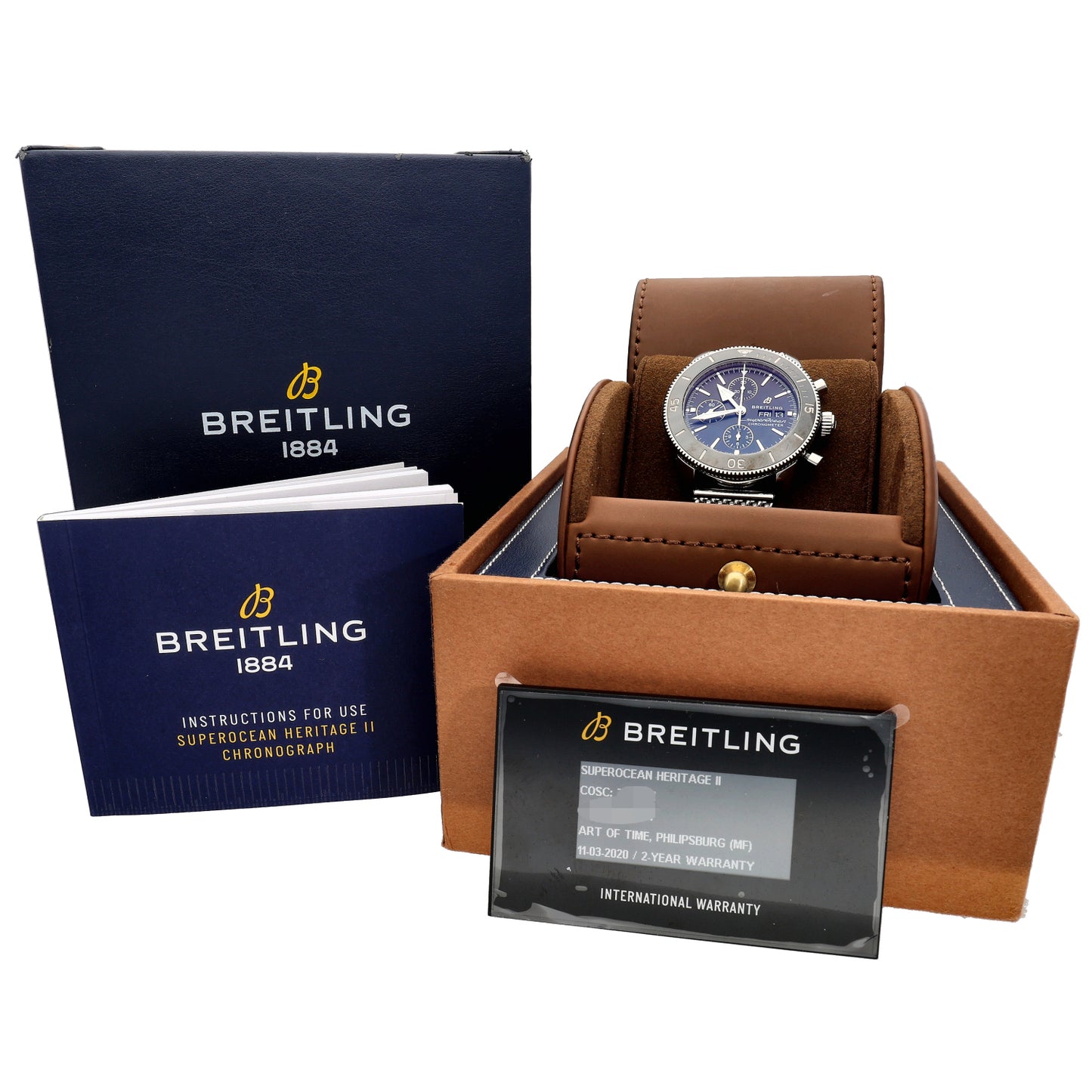 Breitling Superocean Heritage II A13313 44mm Stainless Steel Watch