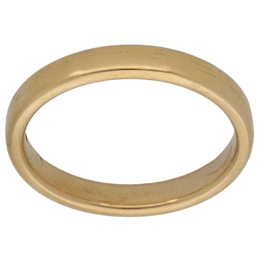 9ct Gold Plain Wedding Ring Size O