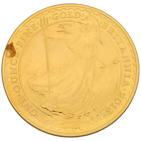 24ct Gold Queen Elizabeth II 1 OZ Britannia Coin 2013