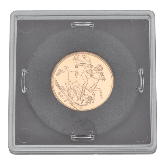 22ct Gold Queen Elizabeth II Full Sovereign Coin 2016