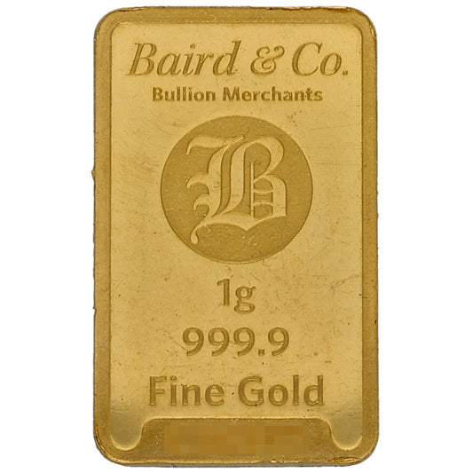 24ct 1g Gold Bar