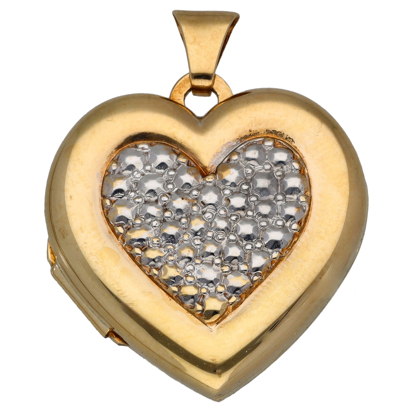9ct Gold Heart Locket Pendant