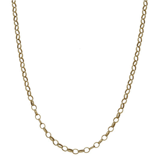 9ct Gold Belcher Chain 16"