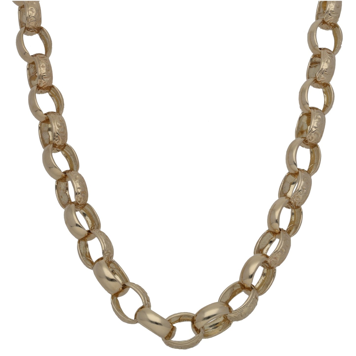 9ct Gold Belcher Chain 28"