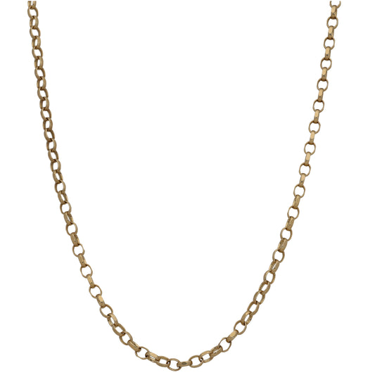 9ct Gold Belcher Chain 28"