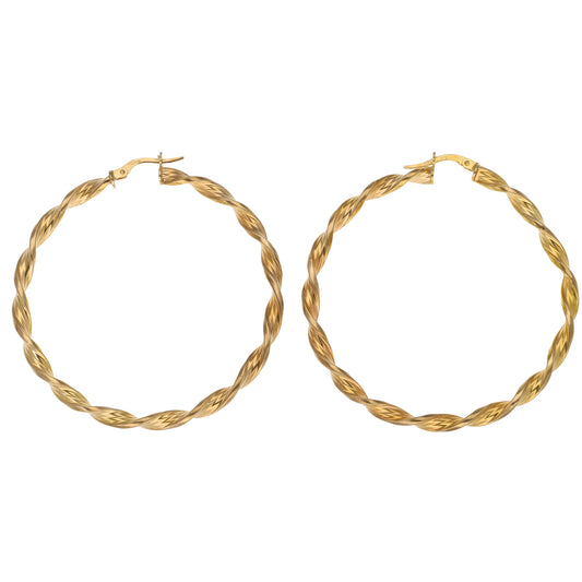 9ct Gold Hoop Earrings