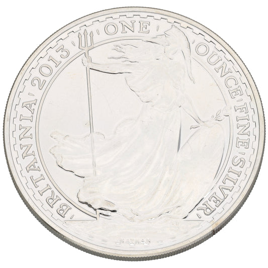 Fine Silver Queen Elizabeth II 1 OZ Britannia Coin 2013
