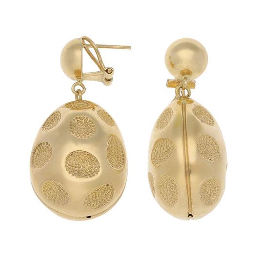18ct Gold Drop Earrings