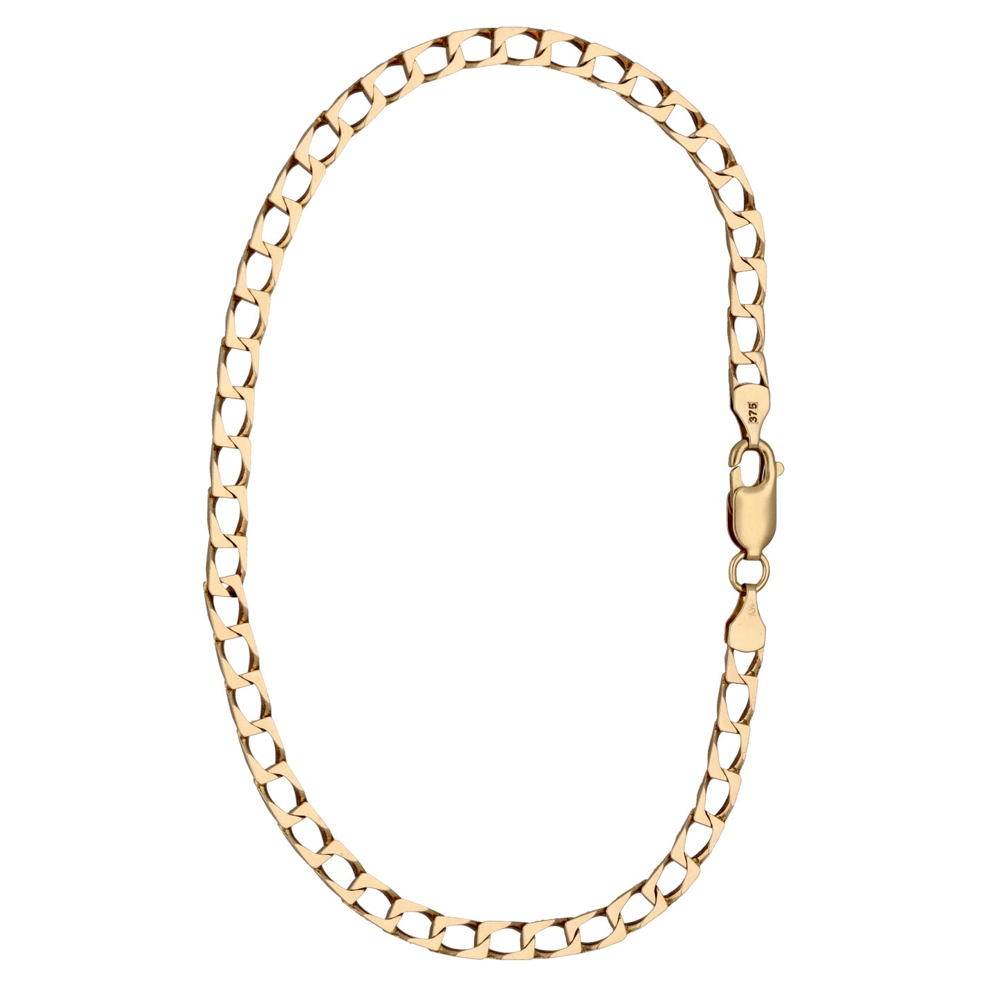 9ct Gold Curb Anklet
