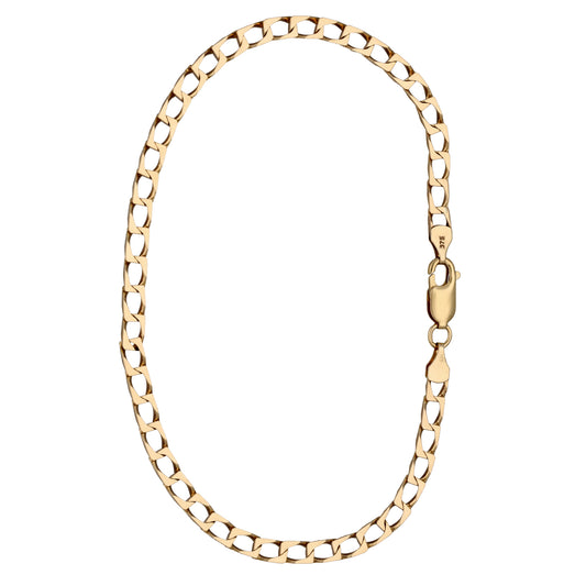 9ct Gold Curb Anklet