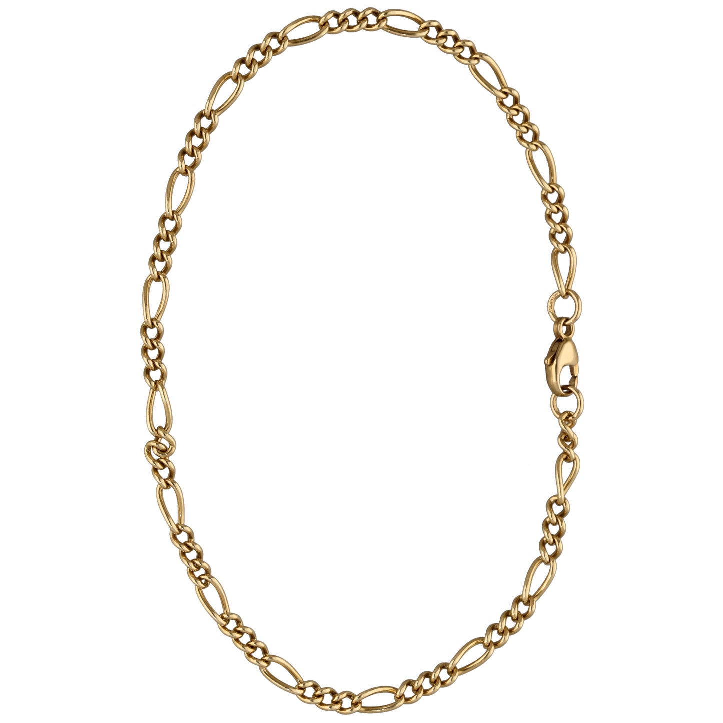 9ct Gold Figaro Bracelet