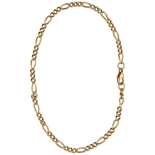 9ct Gold Figaro Bracelet