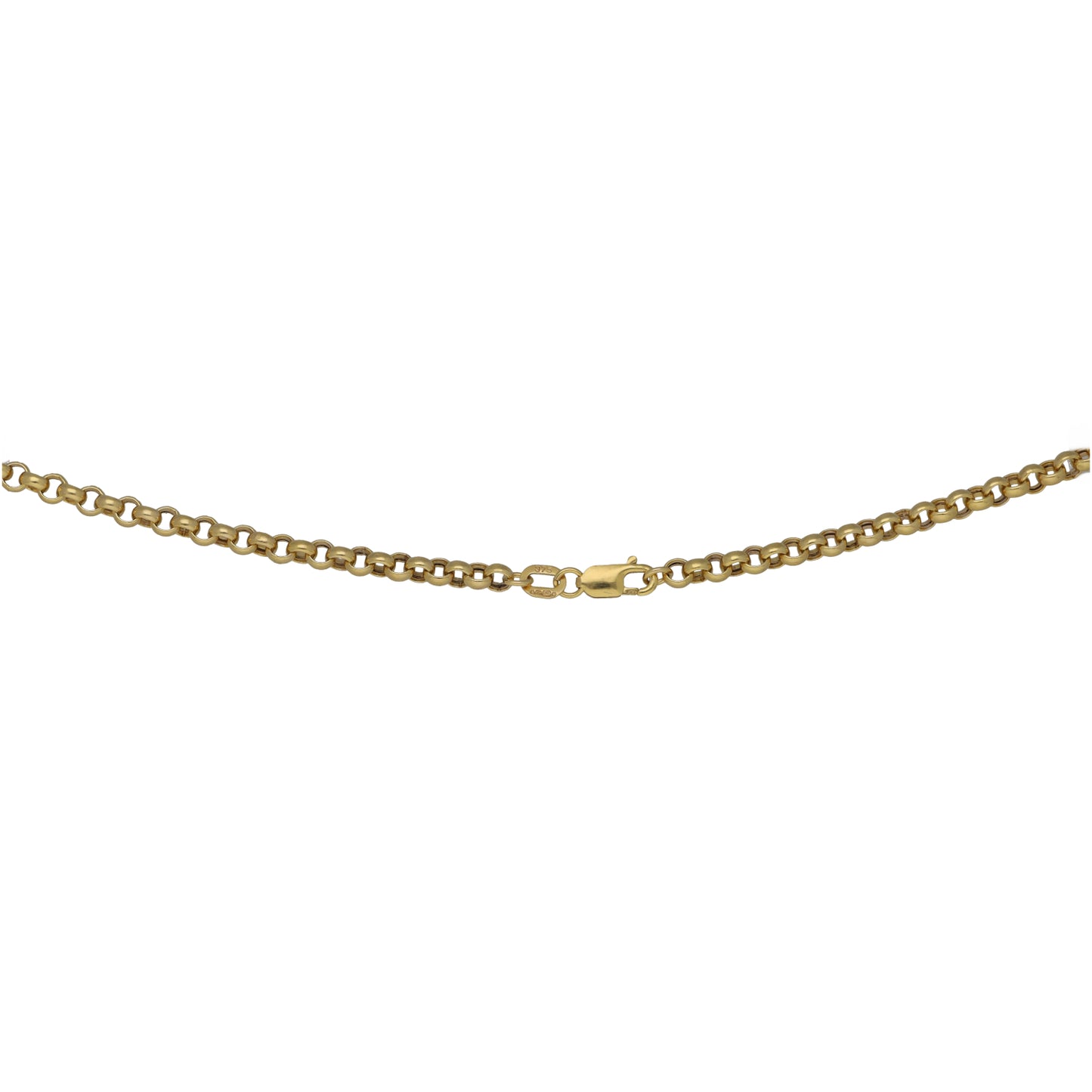 9ct Gold Belcher Chain 17"