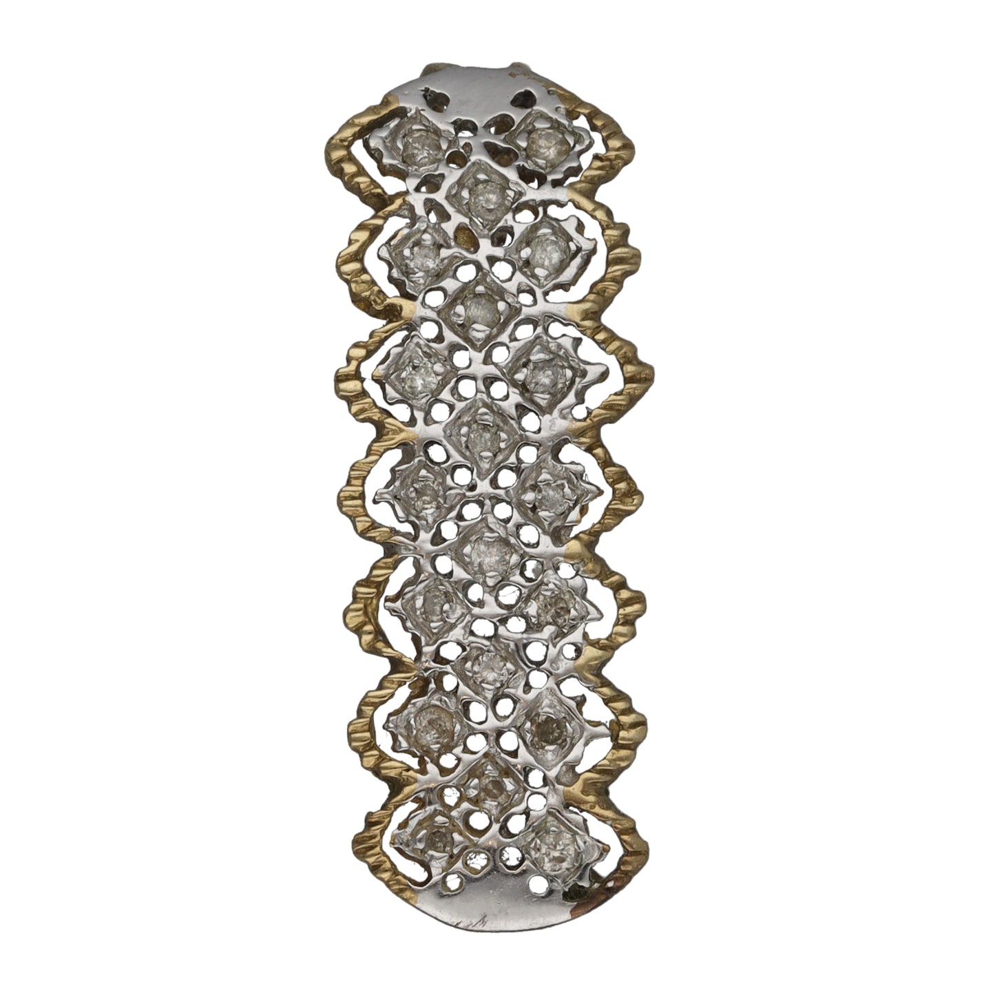 9ct Gold 0.20ct Diamond Dress/Cocktail Pendant