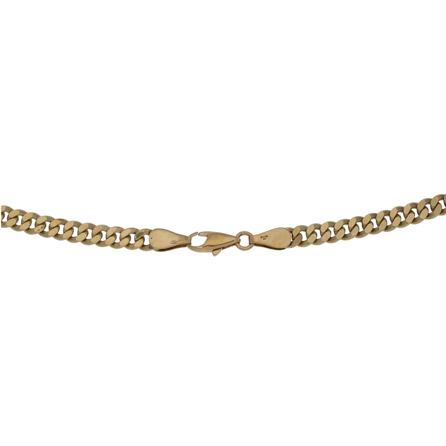 9ct Gold Curb Chain 20"