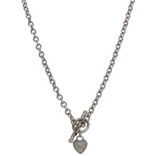 9ct Gold 0.05ct Round Diamond Belcher Chain 16"