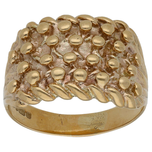 9ct Gold Keeper Ring Size T