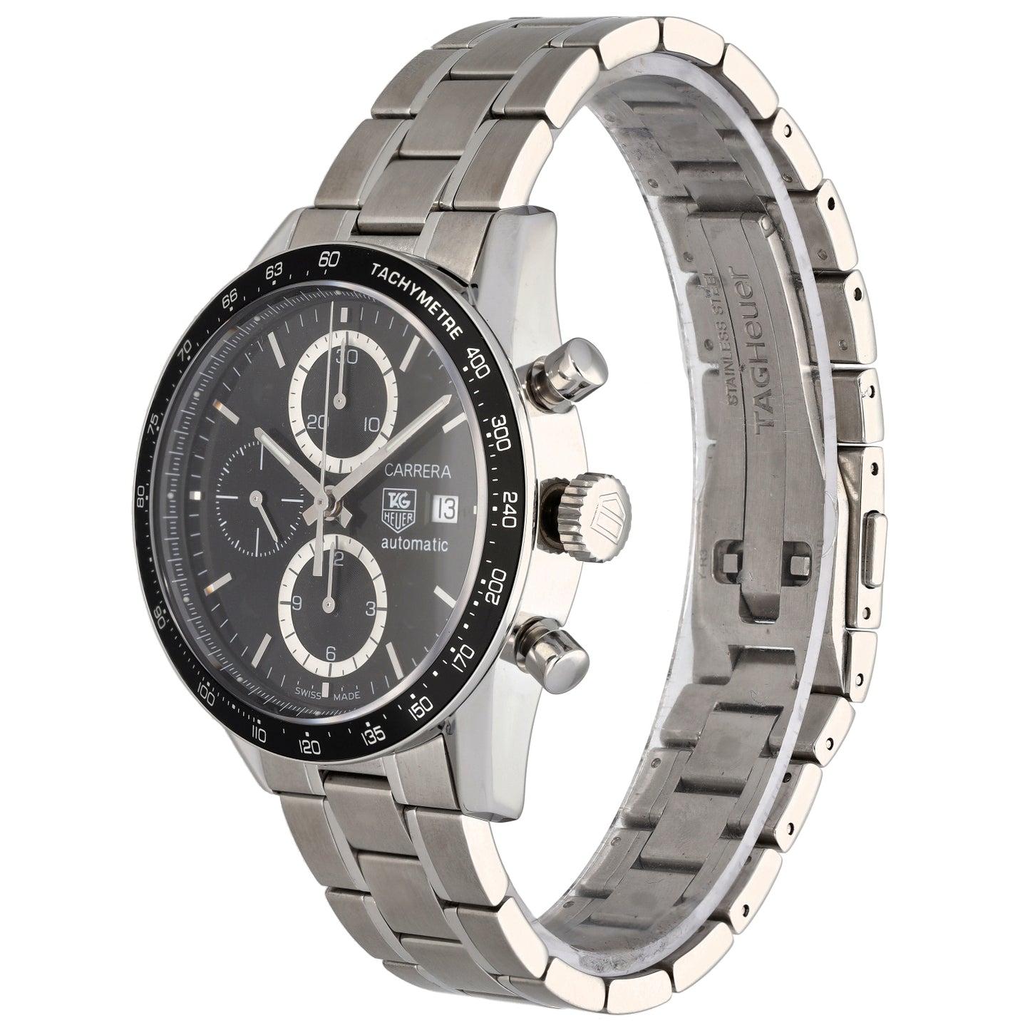 Tag Heuer Carrera CV2010 41mm Stainless Steel Watch