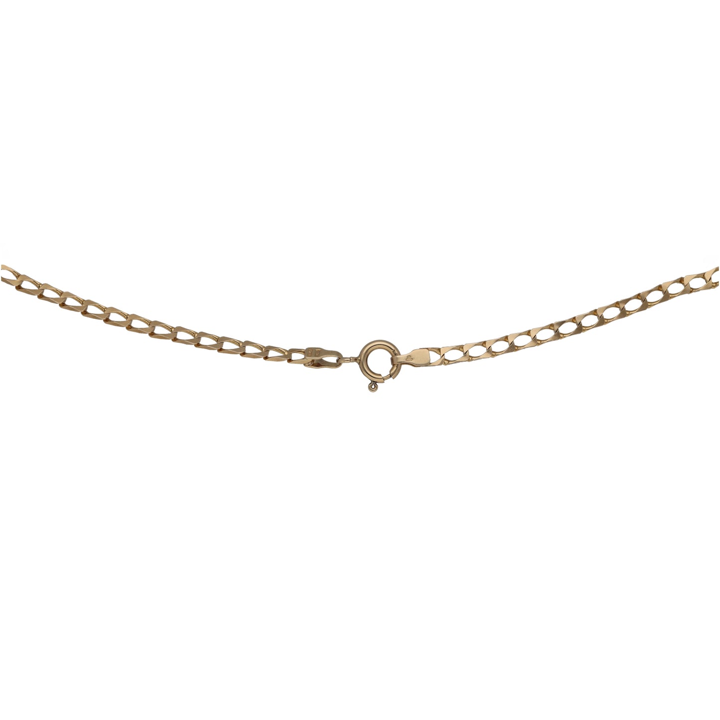 9ct Gold Curb Chain 20"